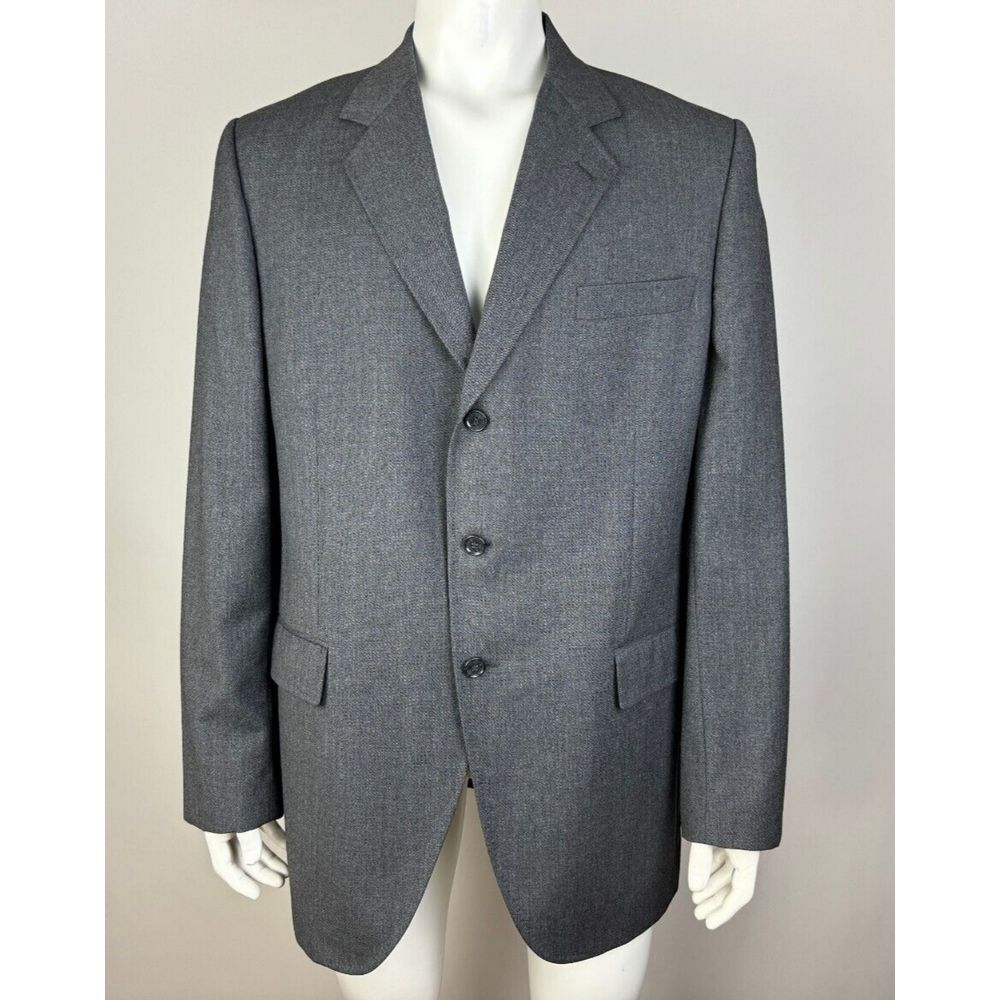 Dolce & Gabbana Vtg Single-Vented Three-button Wool Blazer Mens‎ 46-48? Pockets